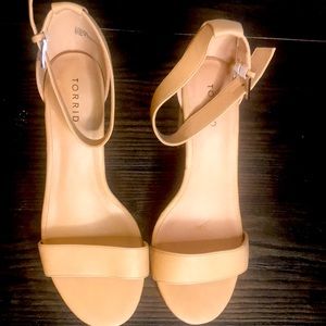 Torrid high heel ankle strap sandal
